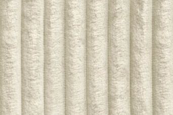 Housse Canapé droit convertible - 3 places - Tissu velours côtelé XL beige