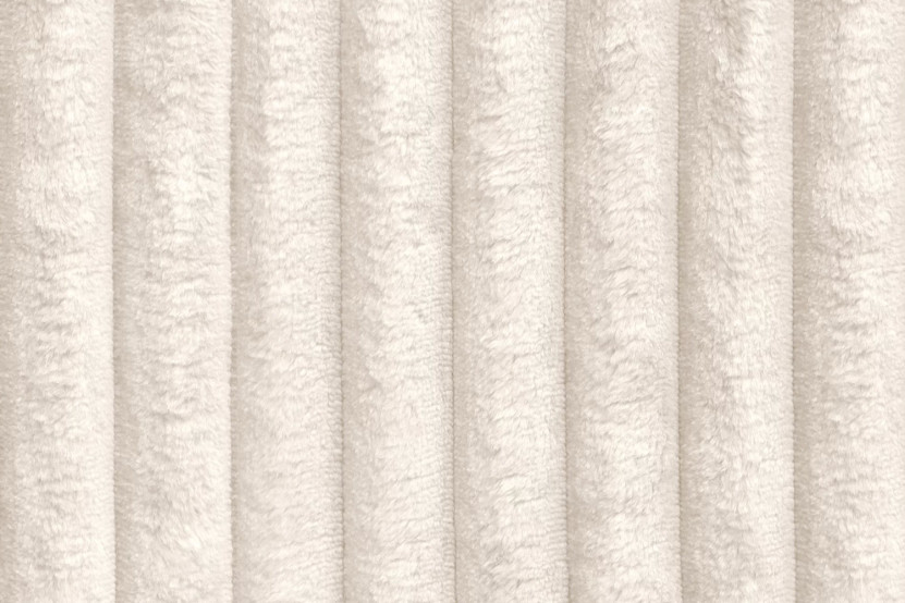 Housse Méridienne convertible - Tissu velours côtelé XL blanc