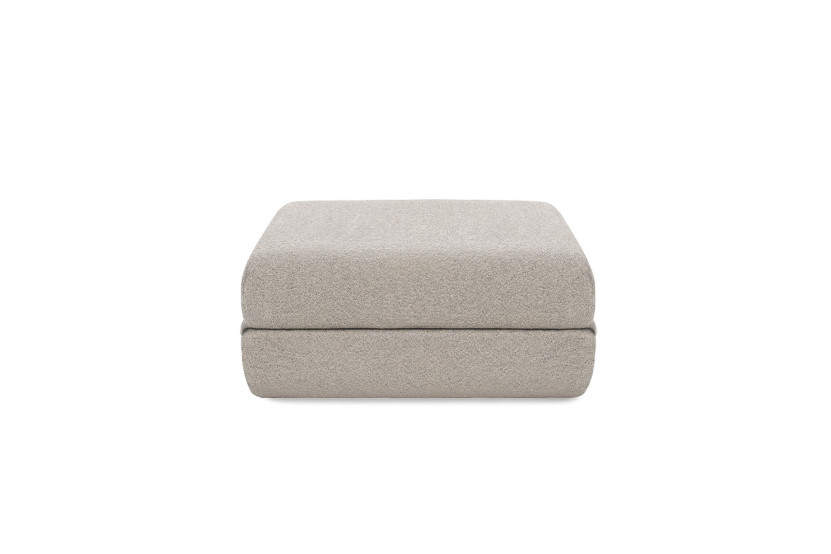 Housse Pouf convertible - Tissu imperméable gris