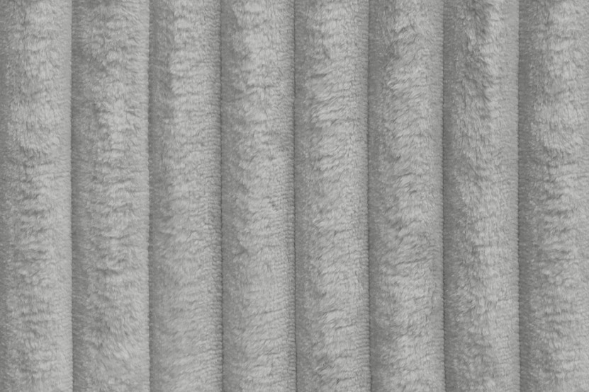 Housse Canapé droit convertible - 2 places - Tissu velours côtelé XL gris clair