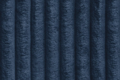 Pouf convertible et modulable - Velours côtelé XL Bleu