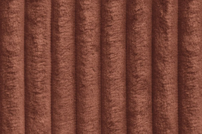 Pouf convertible et modulable - Velours côtelé XL Terracotta