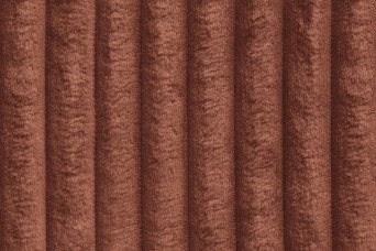 Housse Méridienne convertible - Tissu velours côtelé XL terracotta