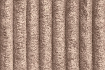 Housse Canapé droit convertible - 3 places - Tissu velours côtelé XL marron