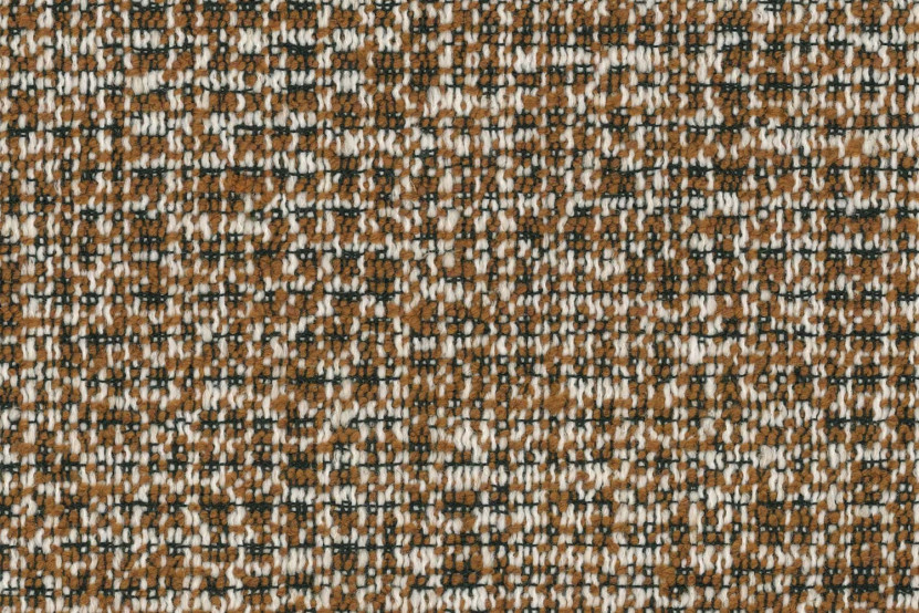 Canapé d'angle 5 places - 2 modules convertibles : Canapé 2 places + Méridienne - Tissu tweed Marron