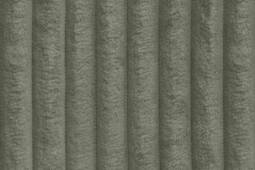 Housse Canapé droit convertible - 3 places - Tissu velours côtelé XL vert