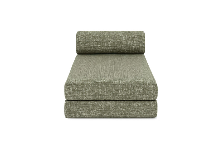 Housse Méridienne convertible - Tissu tweed vert