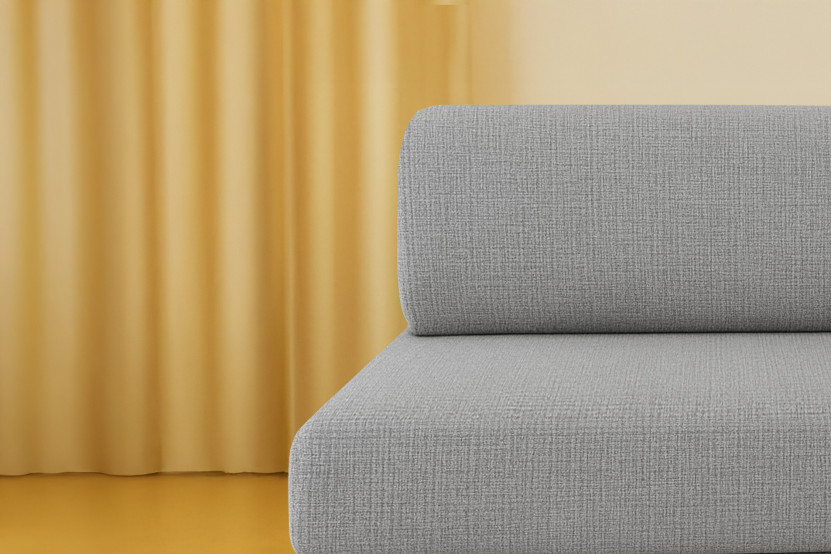 Fauteuil convertible et modulable - Tissu tweed Gris