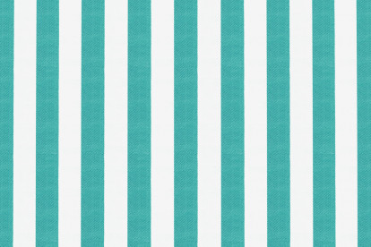 Pouf modulable - Tissu extérieur à rayures, blanc et bleu turquoise