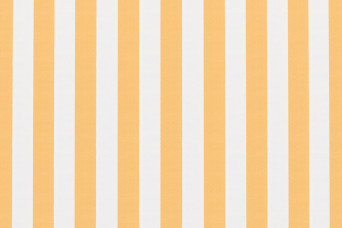 Housse Méridienne - Tissu imperméable à rayures, blanc et jaune