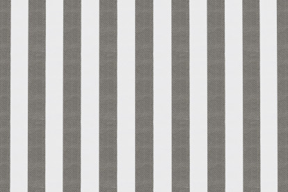 Canapé 3 places modulable - Tissu extérieur à rayures, blanc et gris anthracite
