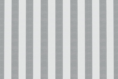 Housse Canapé droit - 3 places - Tissu imperméable à rayures, blanc et gris