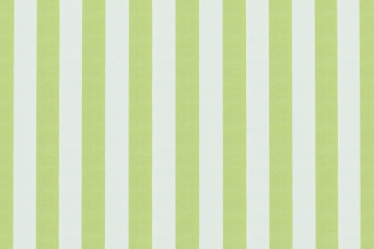 Housse Fauteuil - Tissu imperméable à rayures, blanc et vert anis