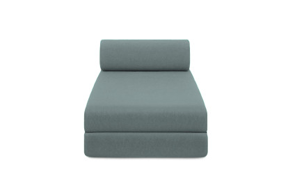 Méridienne convertible et modulable - Tissu lisse Vert