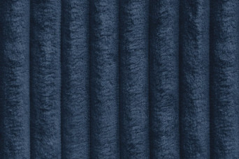 Housse Méridienne convertible - Tissu velours côtelé XL bleu